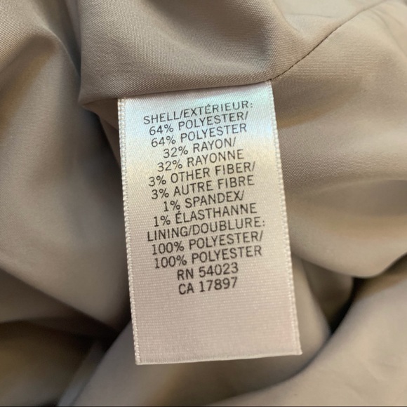 Banana Republic Grey Shimmer Front Bow Skirt - Picture 7 of 11